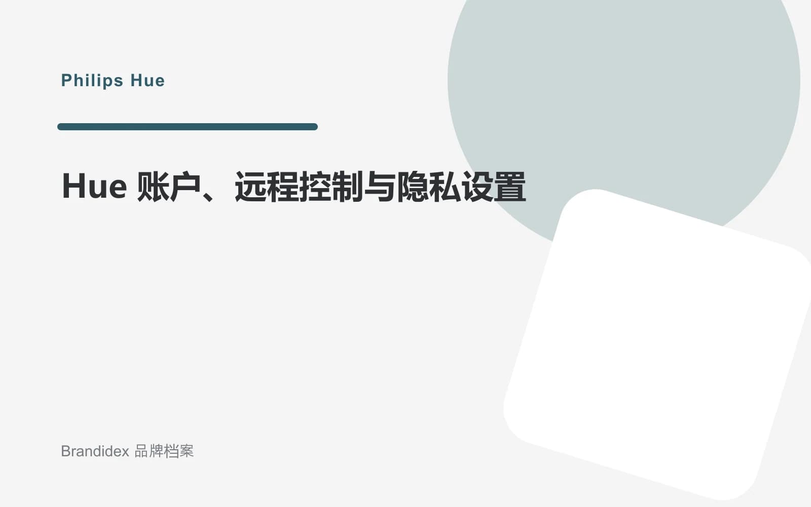 Hue 账户、远程控制与隐私设置文章封面